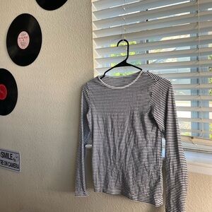 H&M basic striped long-sleeve top